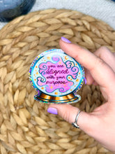 Load image into Gallery viewer, Crystal Ball Fortune Glitter Sticker, 3x2.5 in
