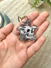 Load image into Gallery viewer, Mushroom Skull Acrylic Keychain
