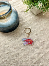 Load image into Gallery viewer, Shrimply Vibing Acrylic Keychain
