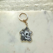 Load image into Gallery viewer, Mushroom Skull Acrylic Keychain
