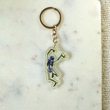 Load image into Gallery viewer, Dancing Skeleton Acrylic Keychain
