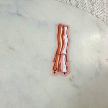 Load image into Gallery viewer, Smiling Bacon Vinyl Stiker, 3x1.1
