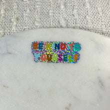 Load image into Gallery viewer, Be Kind To Yourself Glitter Sticker, 1.3x3 in.

