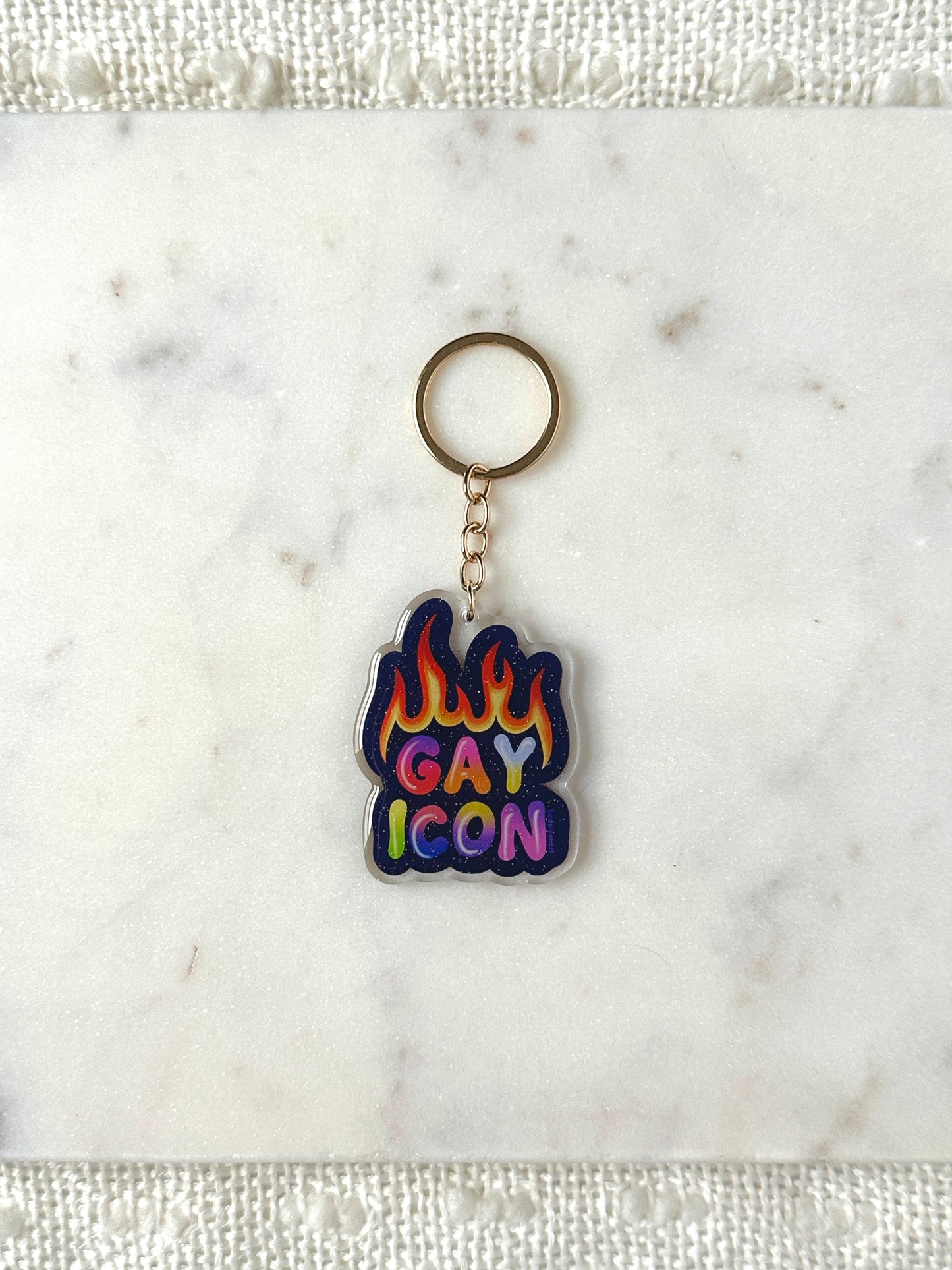 Gay Icon Acrylic Keychain