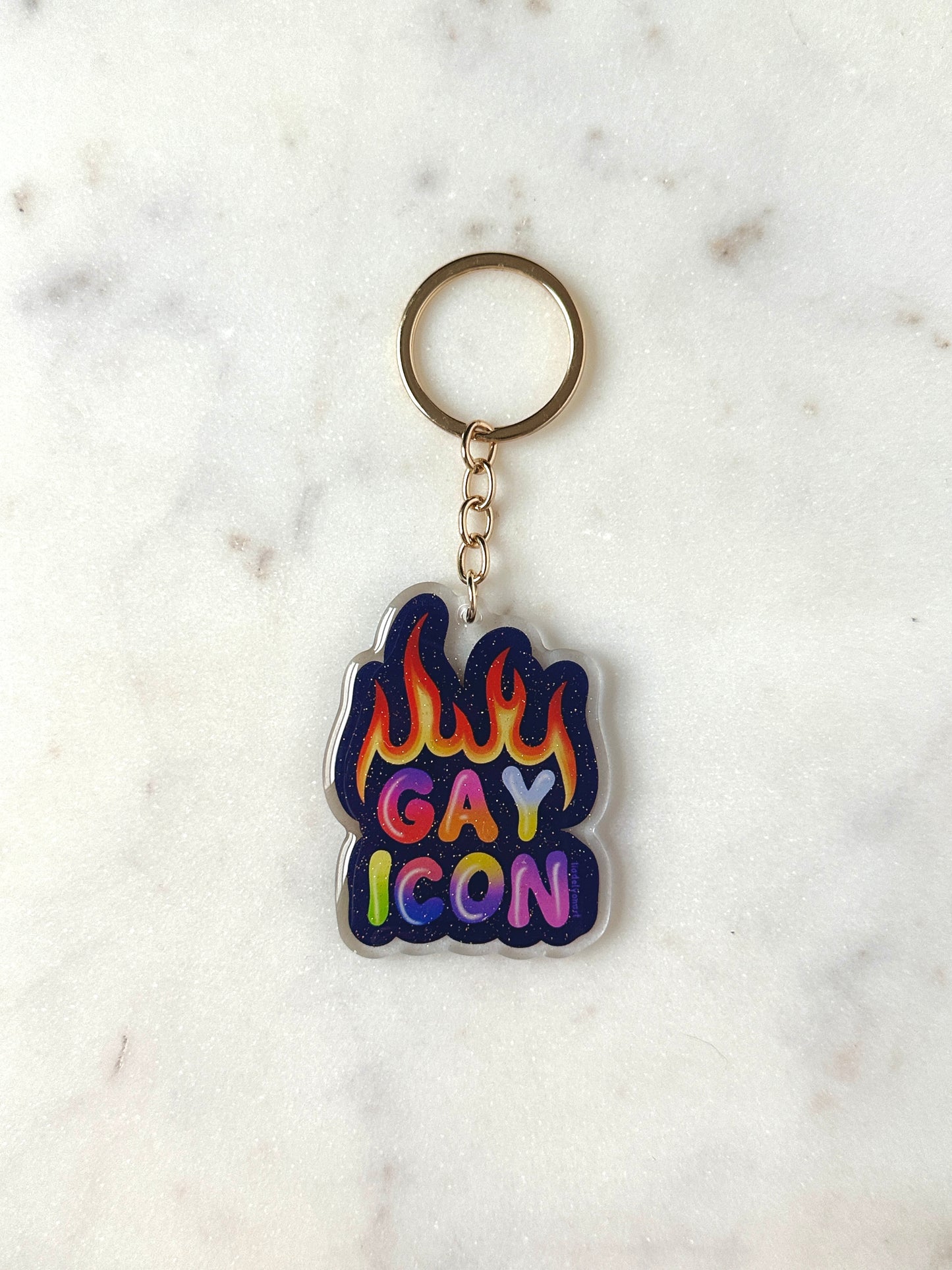 Gay Icon Acrylic Keychain