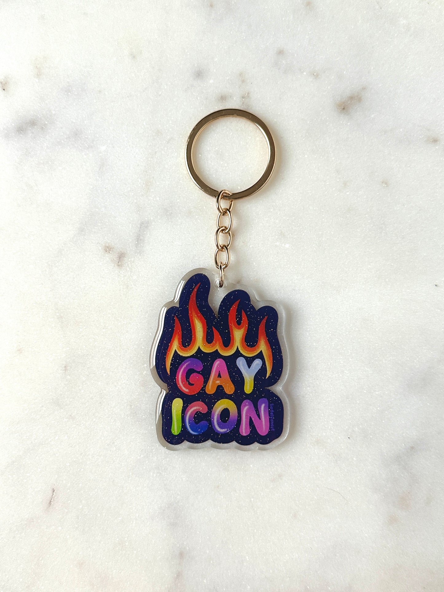 Gay Icon Acrylic Keychain