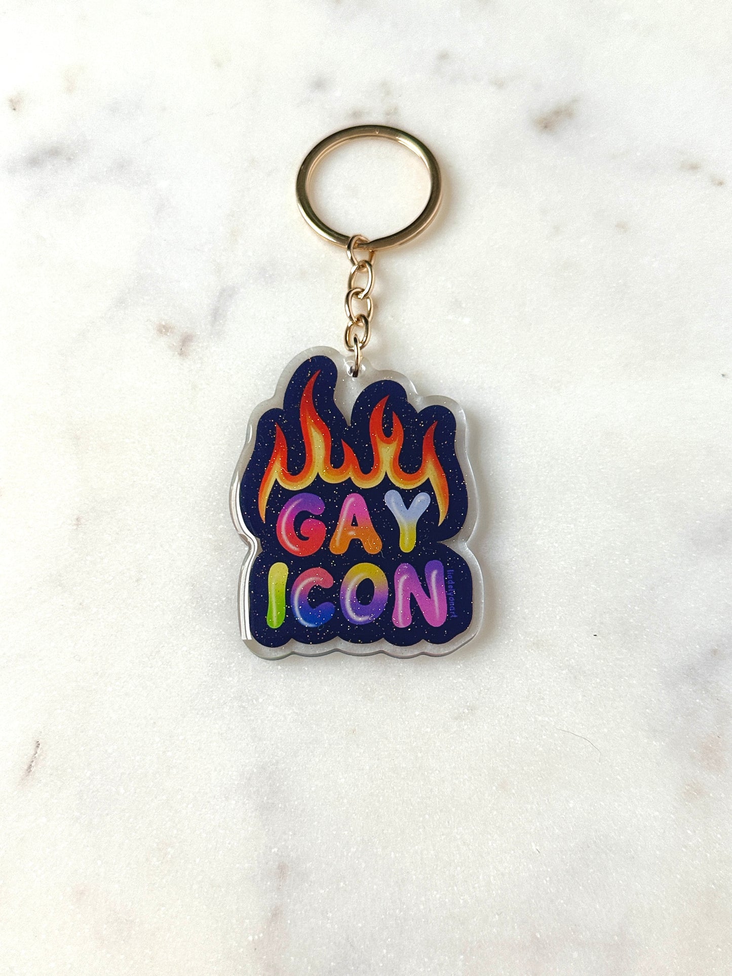 Gay Icon Acrylic Keychain