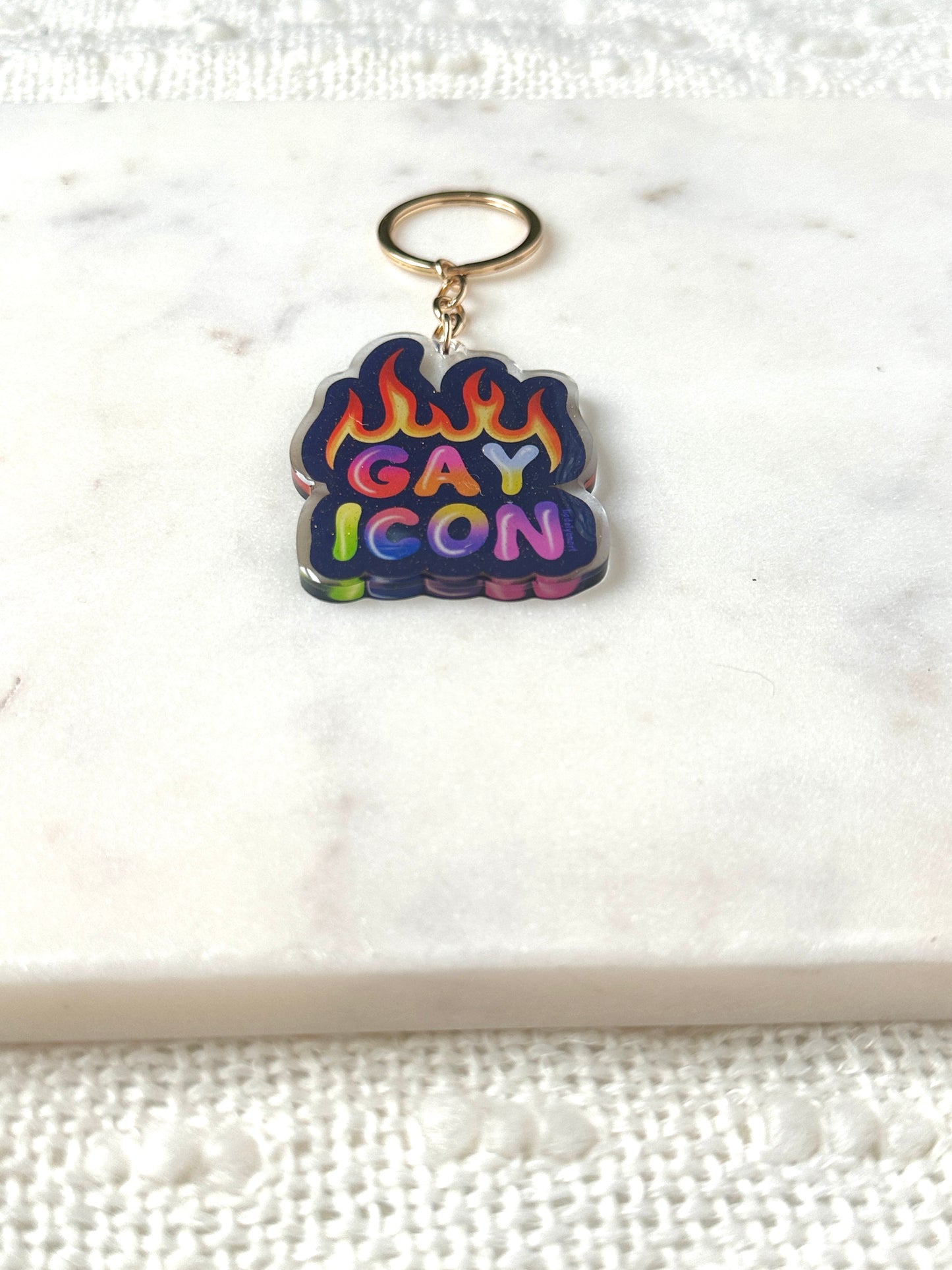 Gay Icon Acrylic Keychain