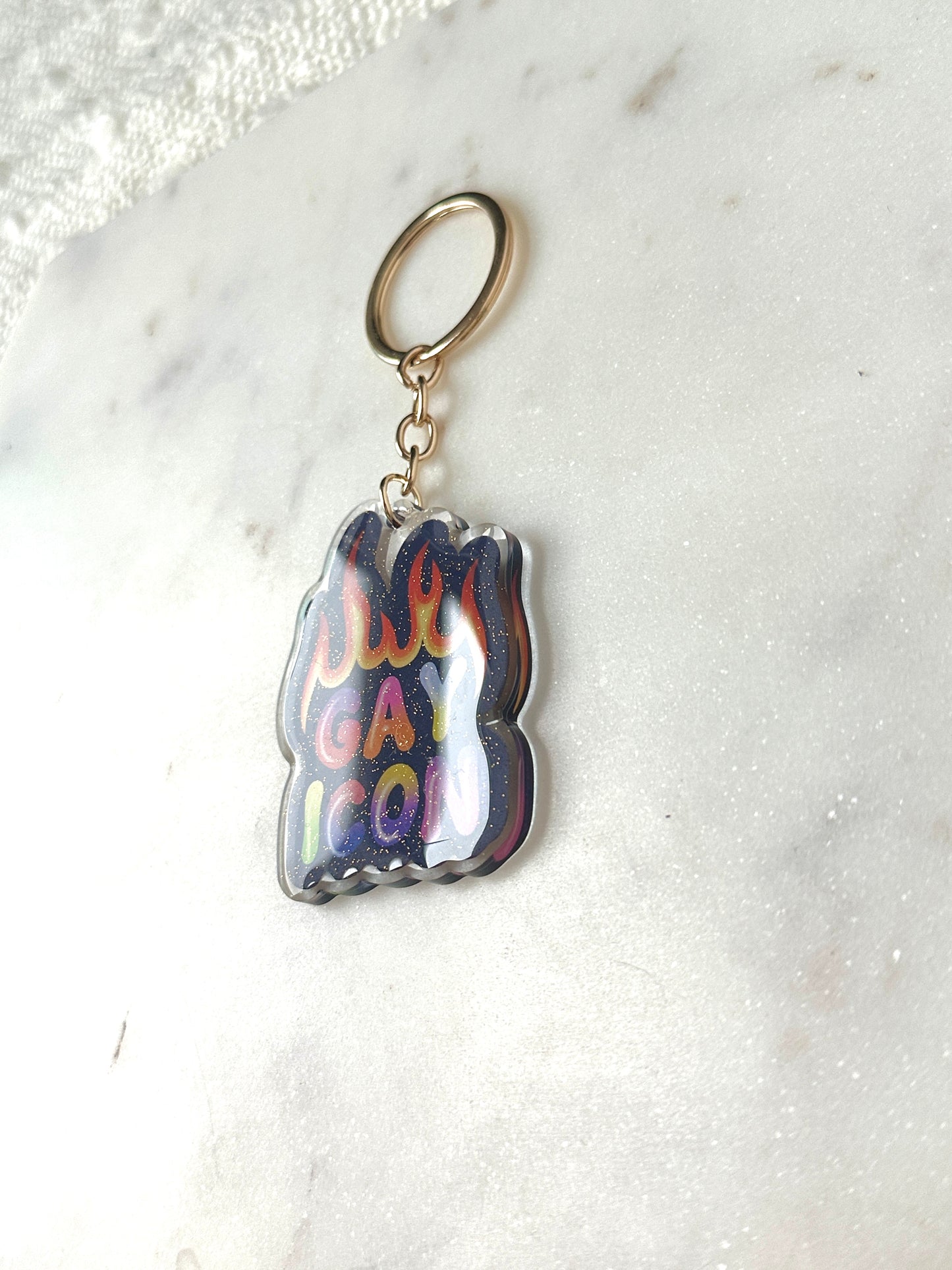 Gay Icon Acrylic Keychain