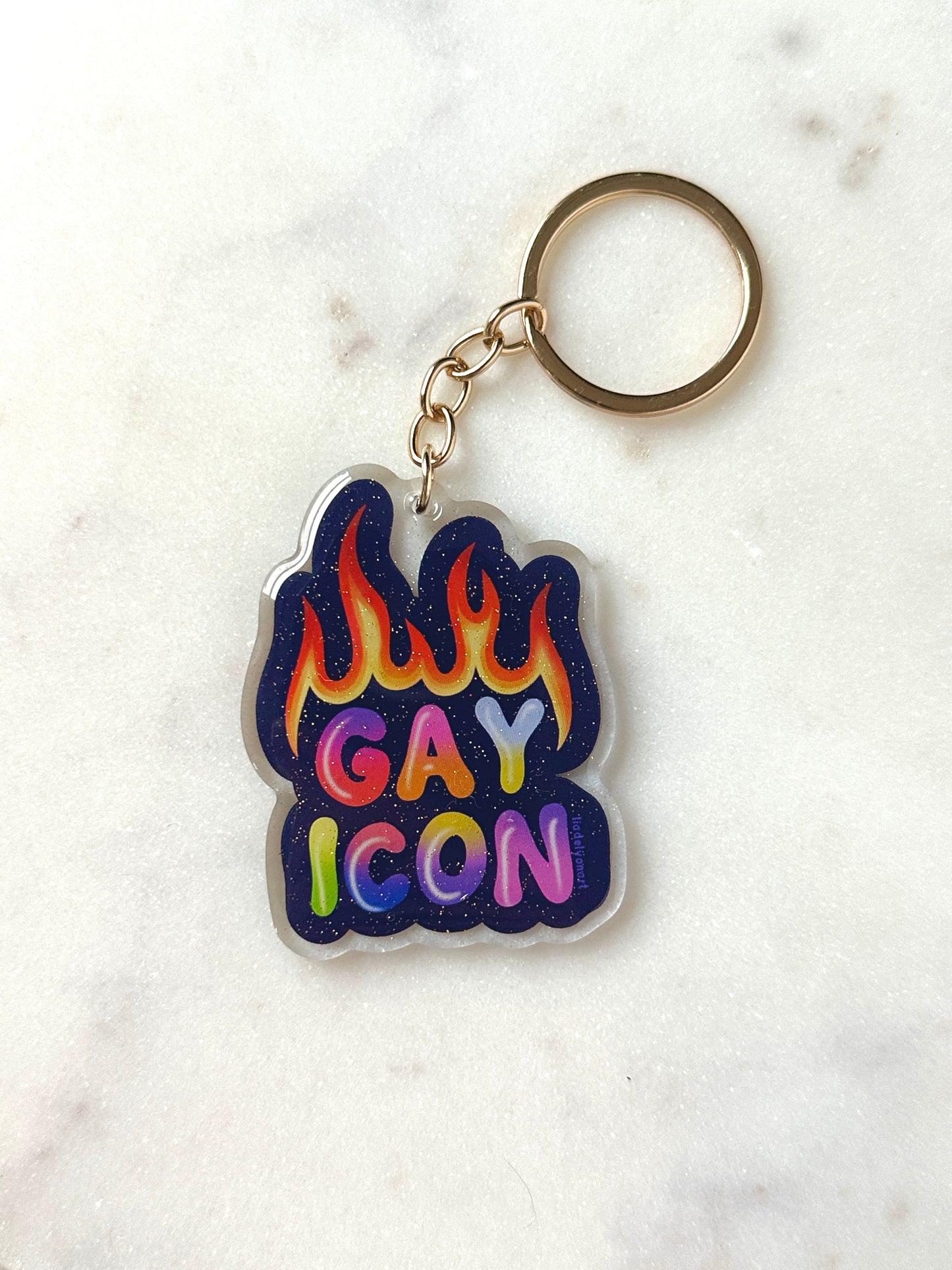 Gay Icon Acrylic Keychain