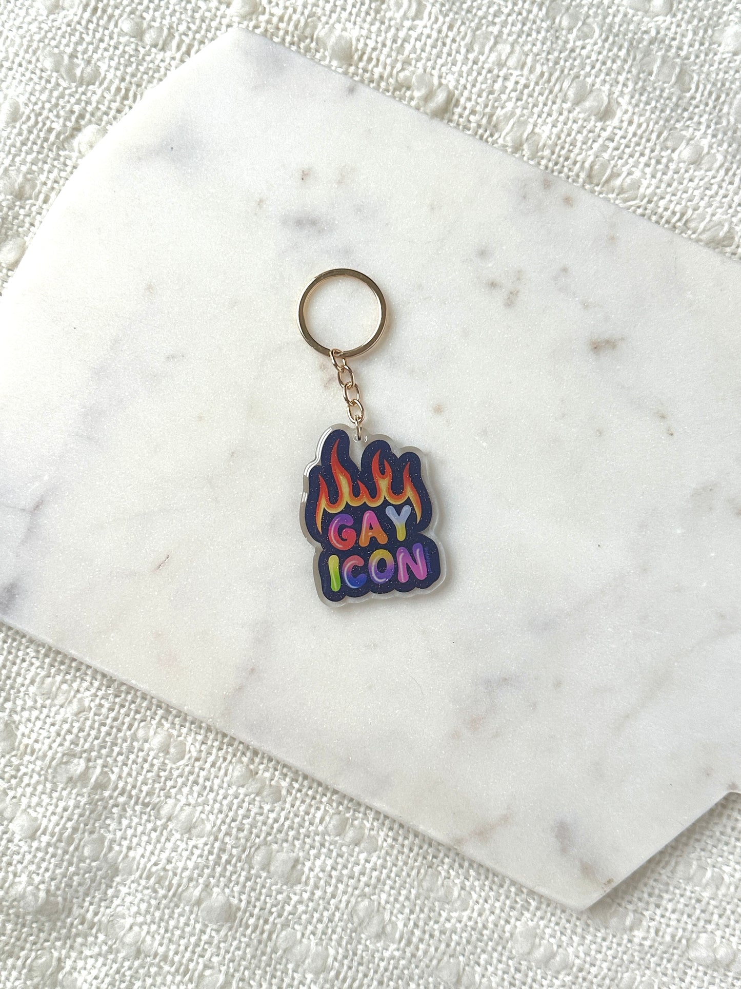 Gay Icon Acrylic Keychain