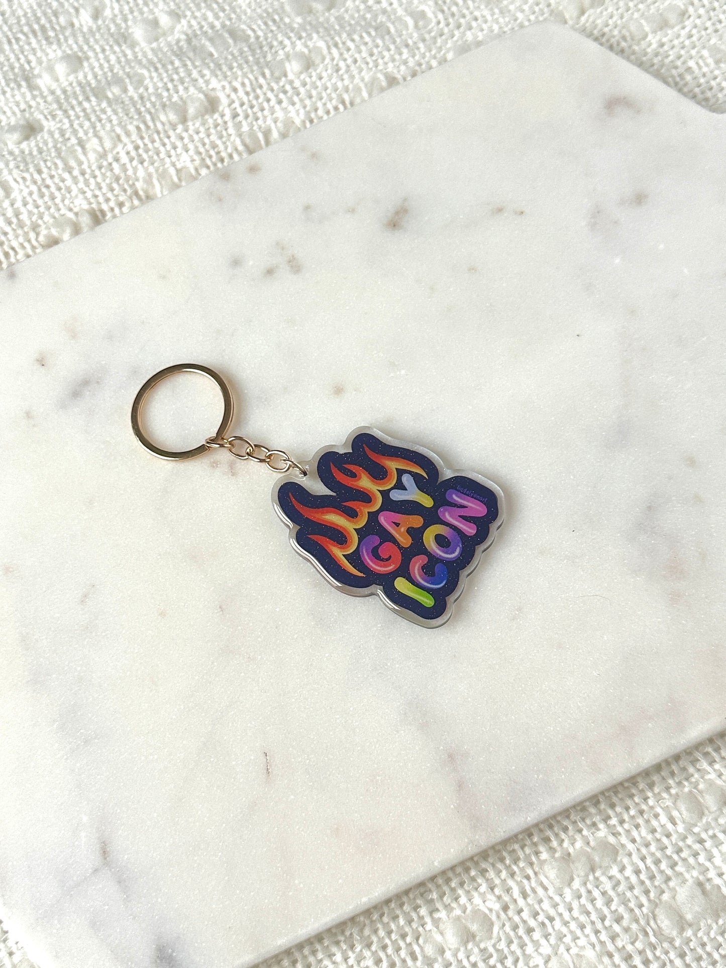 Gay Icon Acrylic Keychain