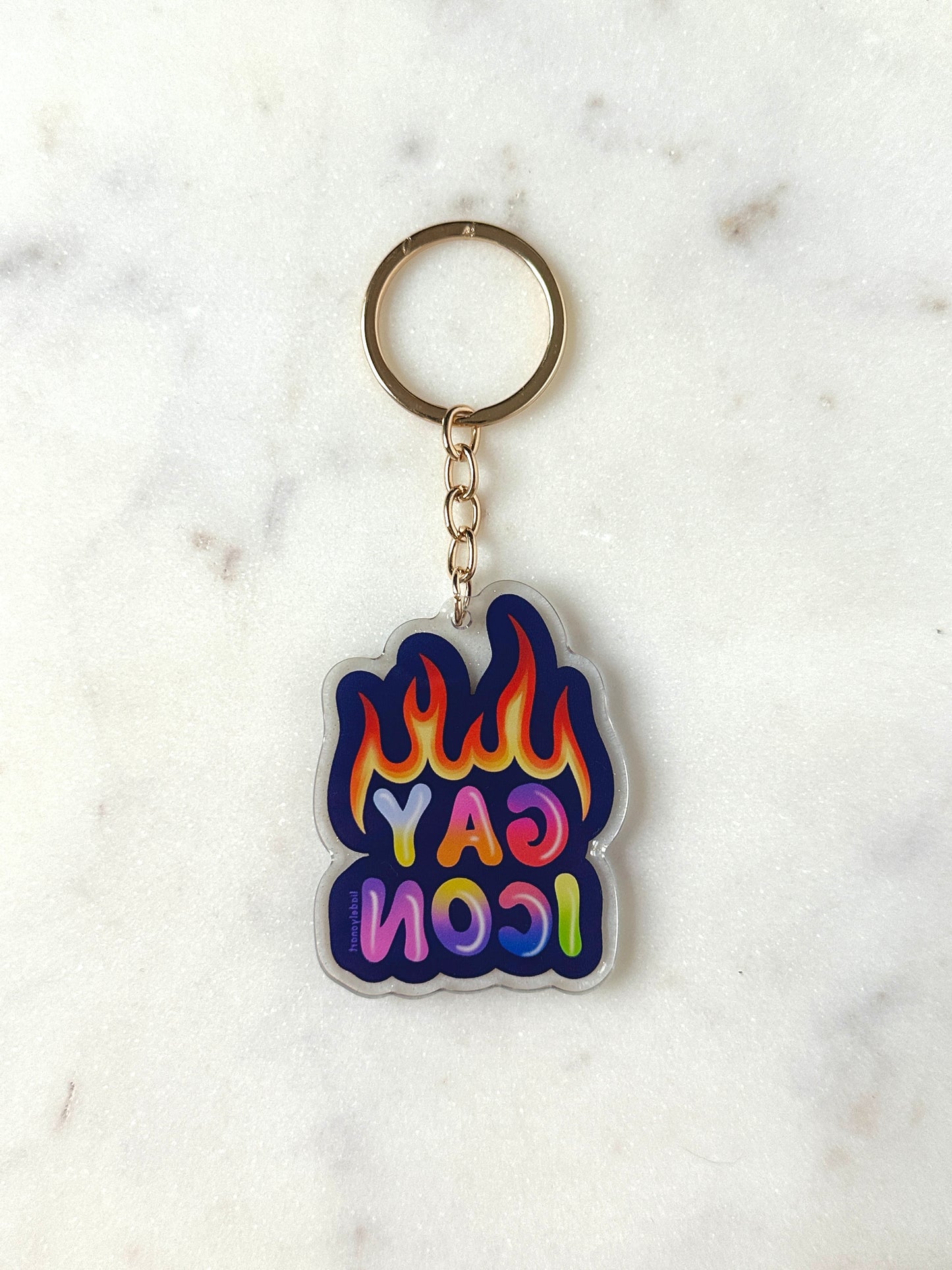 Gay Icon Acrylic Keychain