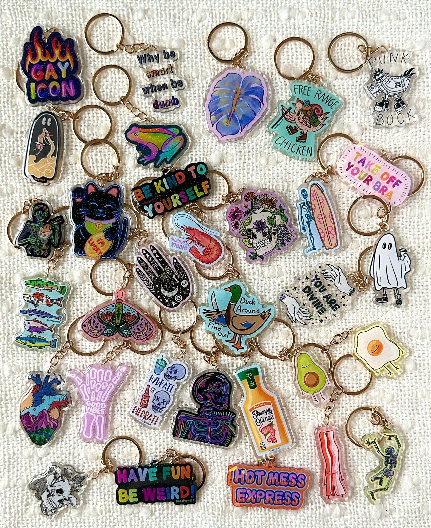 Mountain Heart Acrylic Keychain