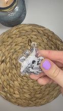 Load and play video in Gallery viewer, Mushroom Skull Acrylic Keychain
