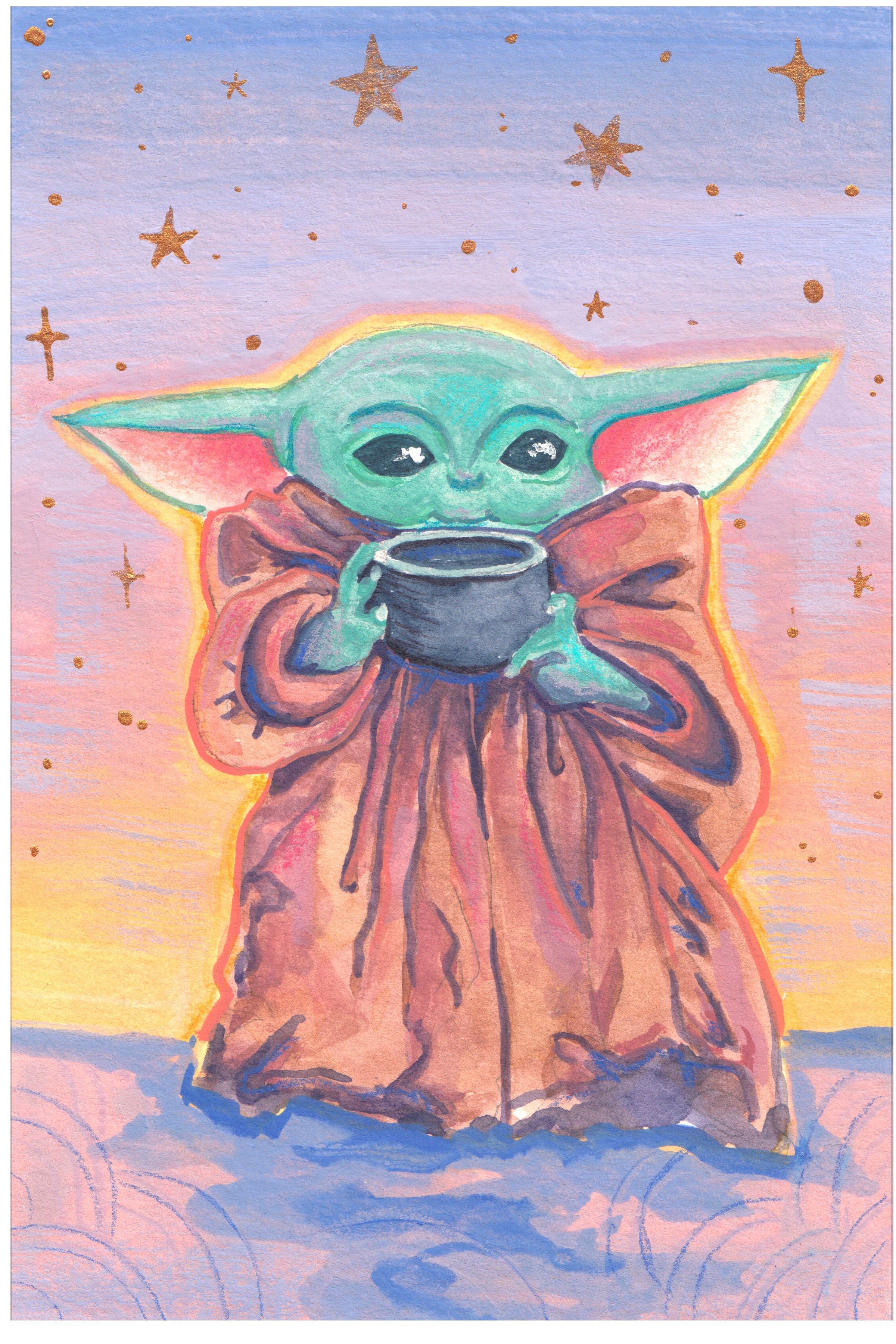 Baby Yoda Star Wars Paint with Diamonds