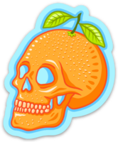 Spooky Orange Magnet, 2.4x3 in.