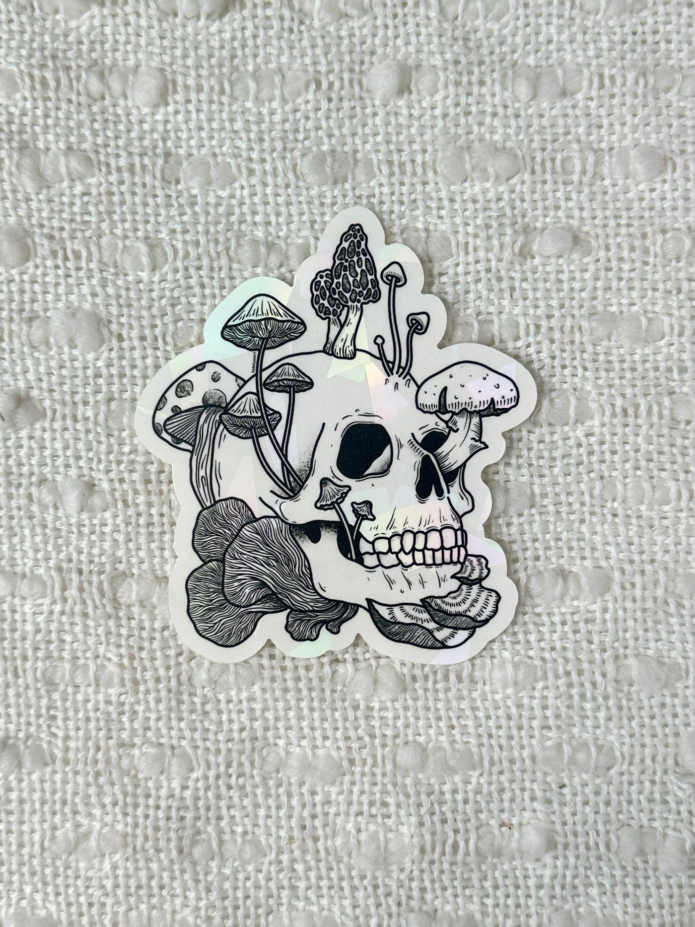 Mushroom Skull Sun Catcher