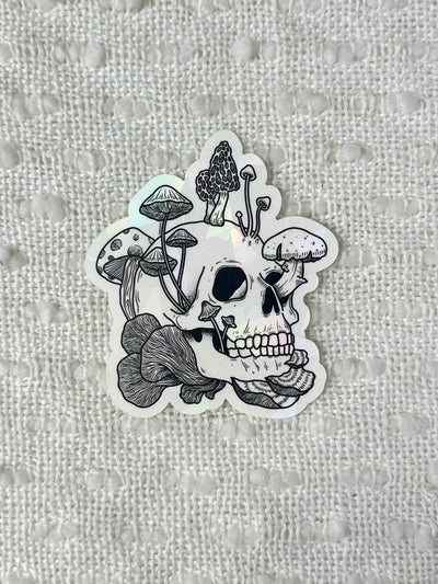 Mushroom Skull Sun Catcher