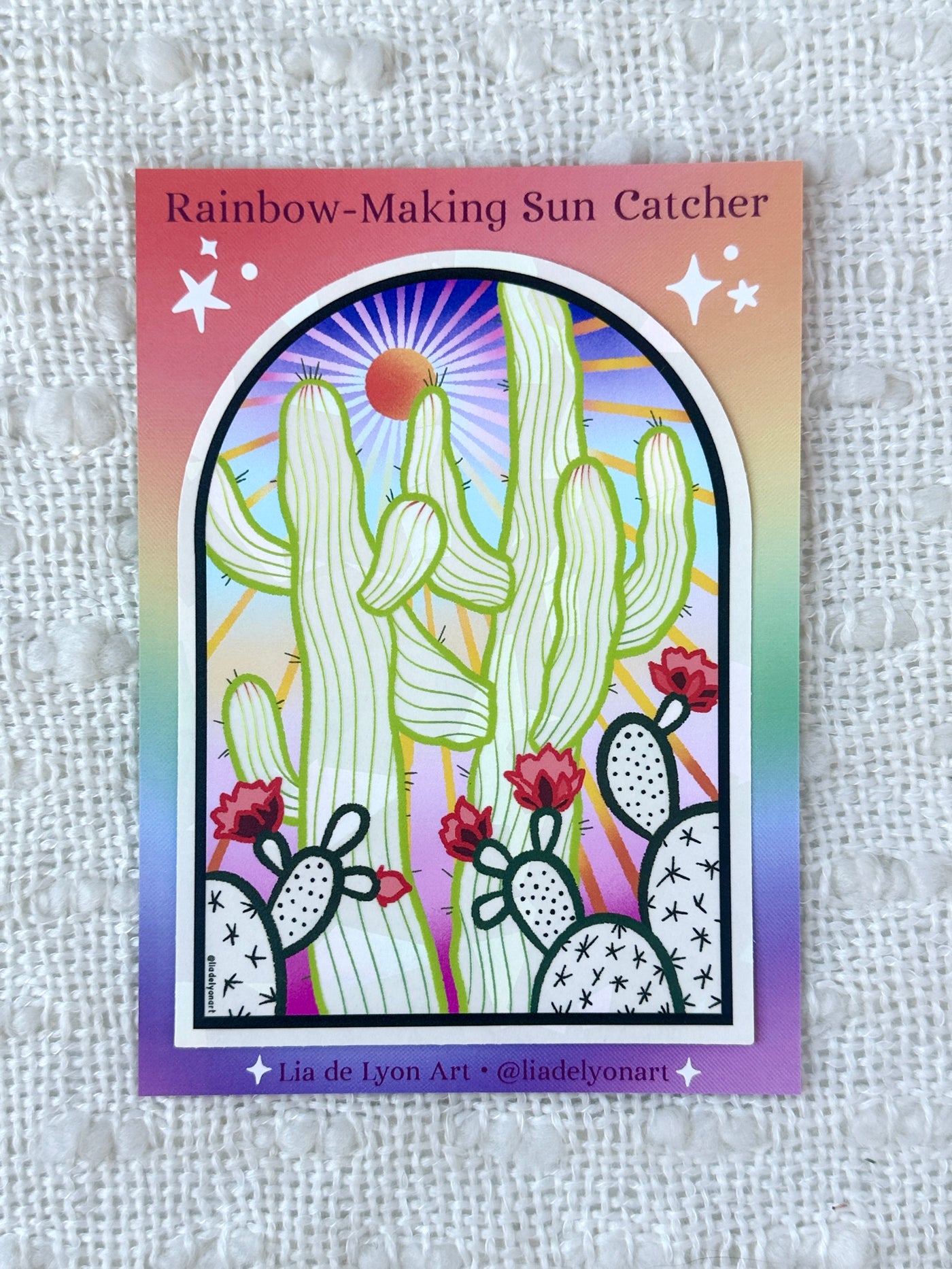 Cactus Sun Catcher
