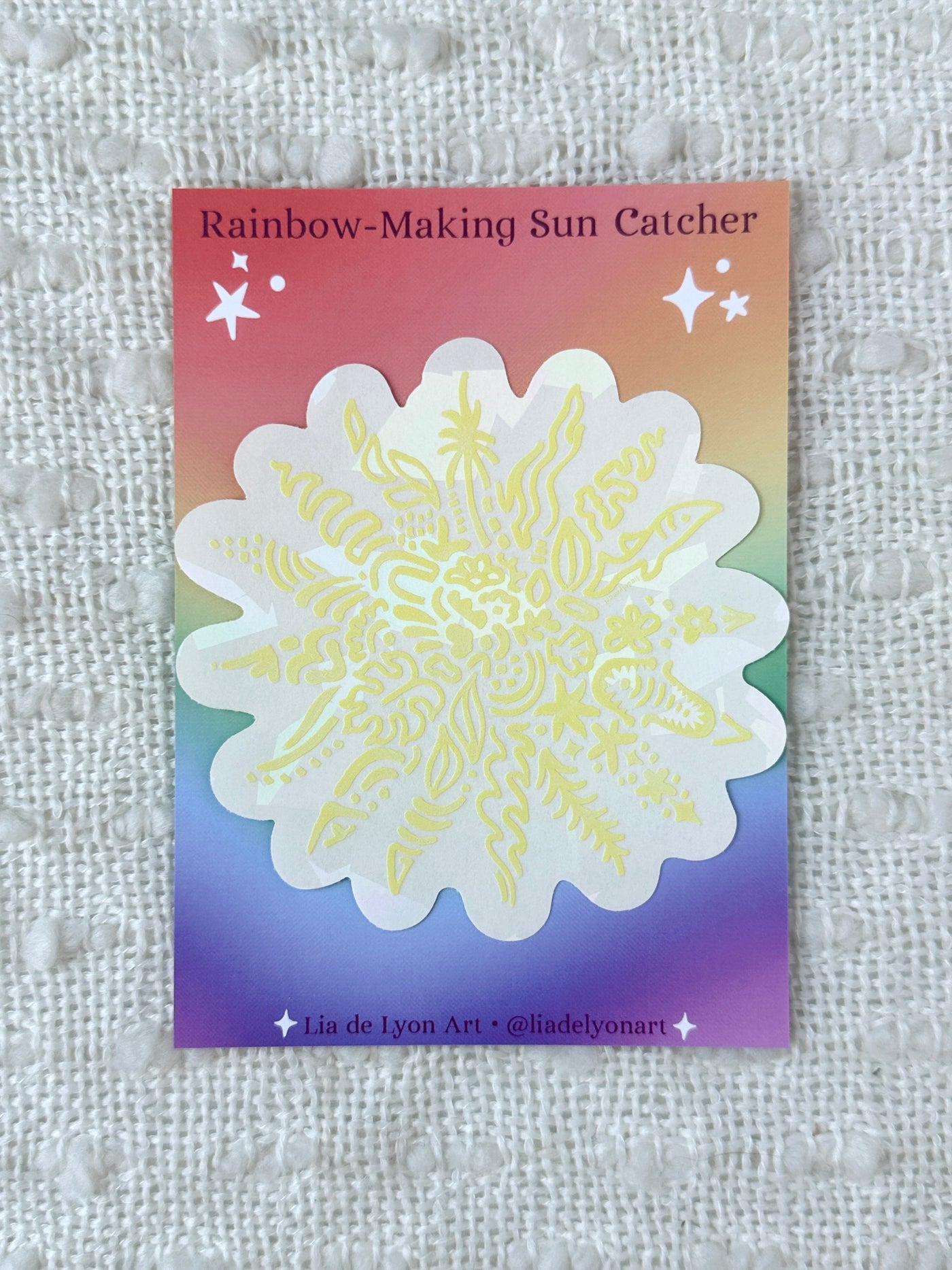 Abstract Coastal Sun Sun Catcher