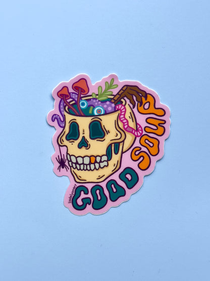 Good Soup Vinyl Sticker, 3 x 2.7 in