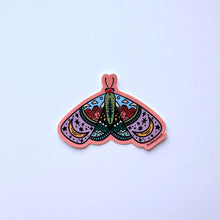 Load image into Gallery viewer, Nature Moth Water Bottle Sticker, 3x2.1 in.
