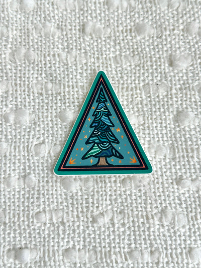 Pine Tree Vinyl Sticker, 3 x 2.6 in.