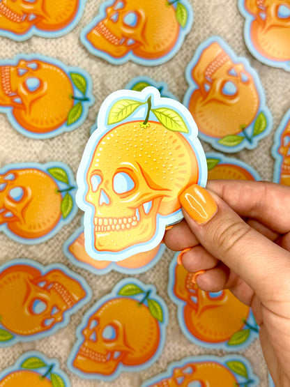 Spooky Orange Magnet, 2.4x3 in.