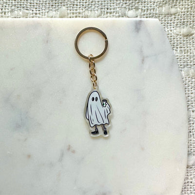 Coffee Ghost Acrylic Keychain