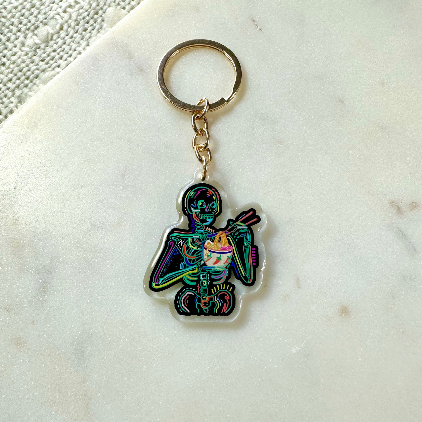 Spooky Noods Acrylic Keychain