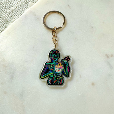 Spooky Noods Acrylic Keychain
