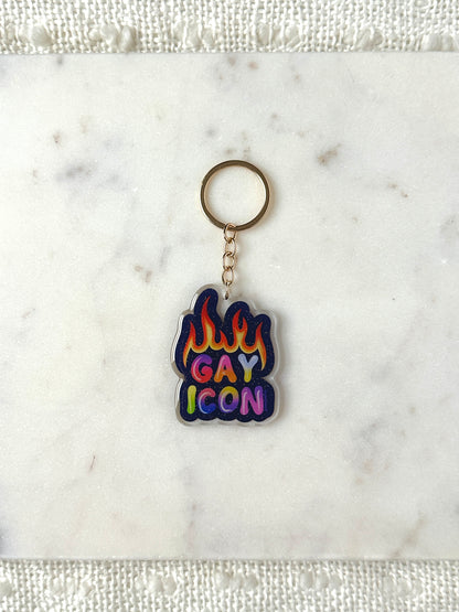 Gay Icon Acrylic Keychain