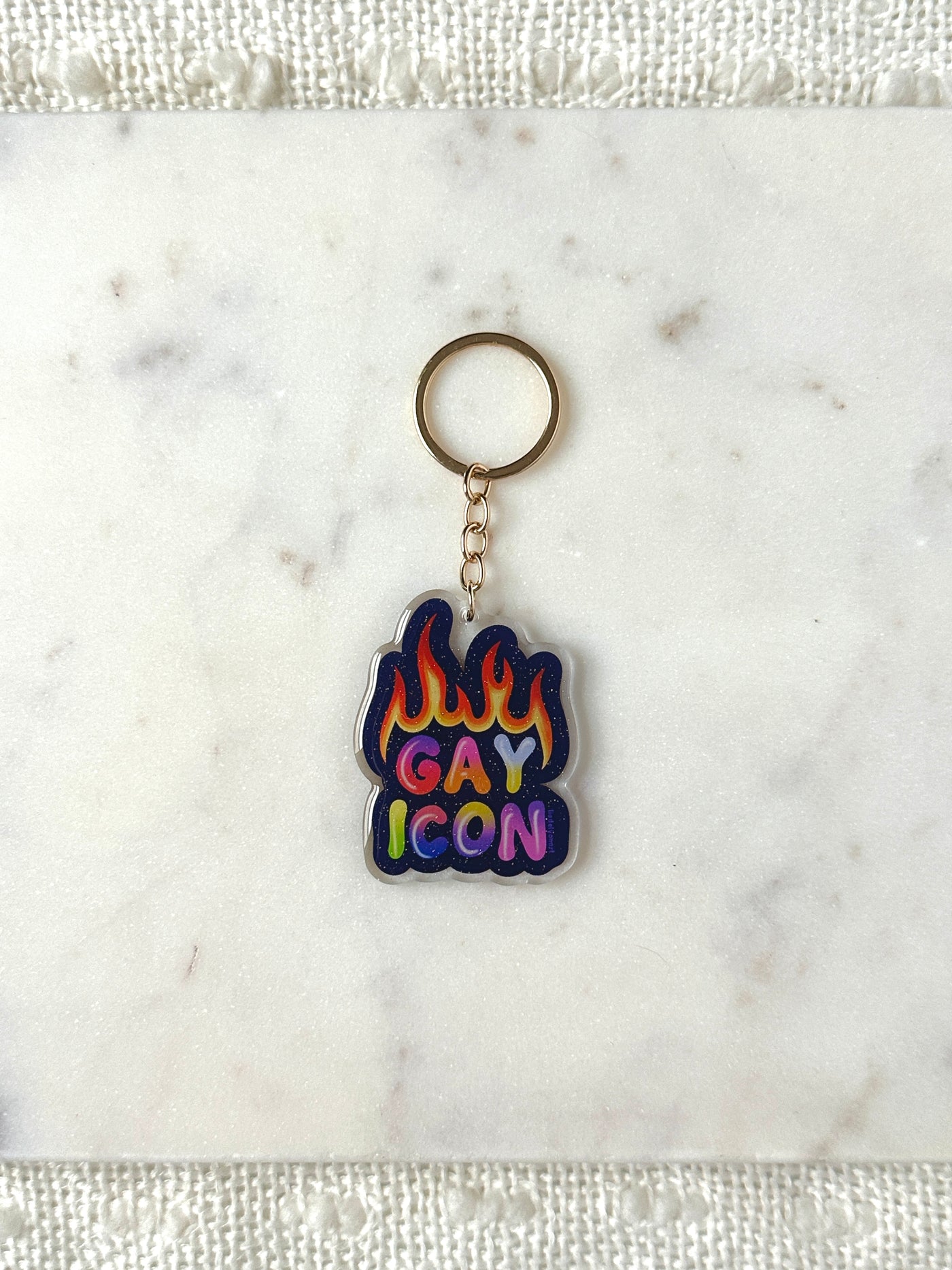 Gay Icon Acrylic Keychain