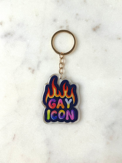 Gay Icon Acrylic Keychain