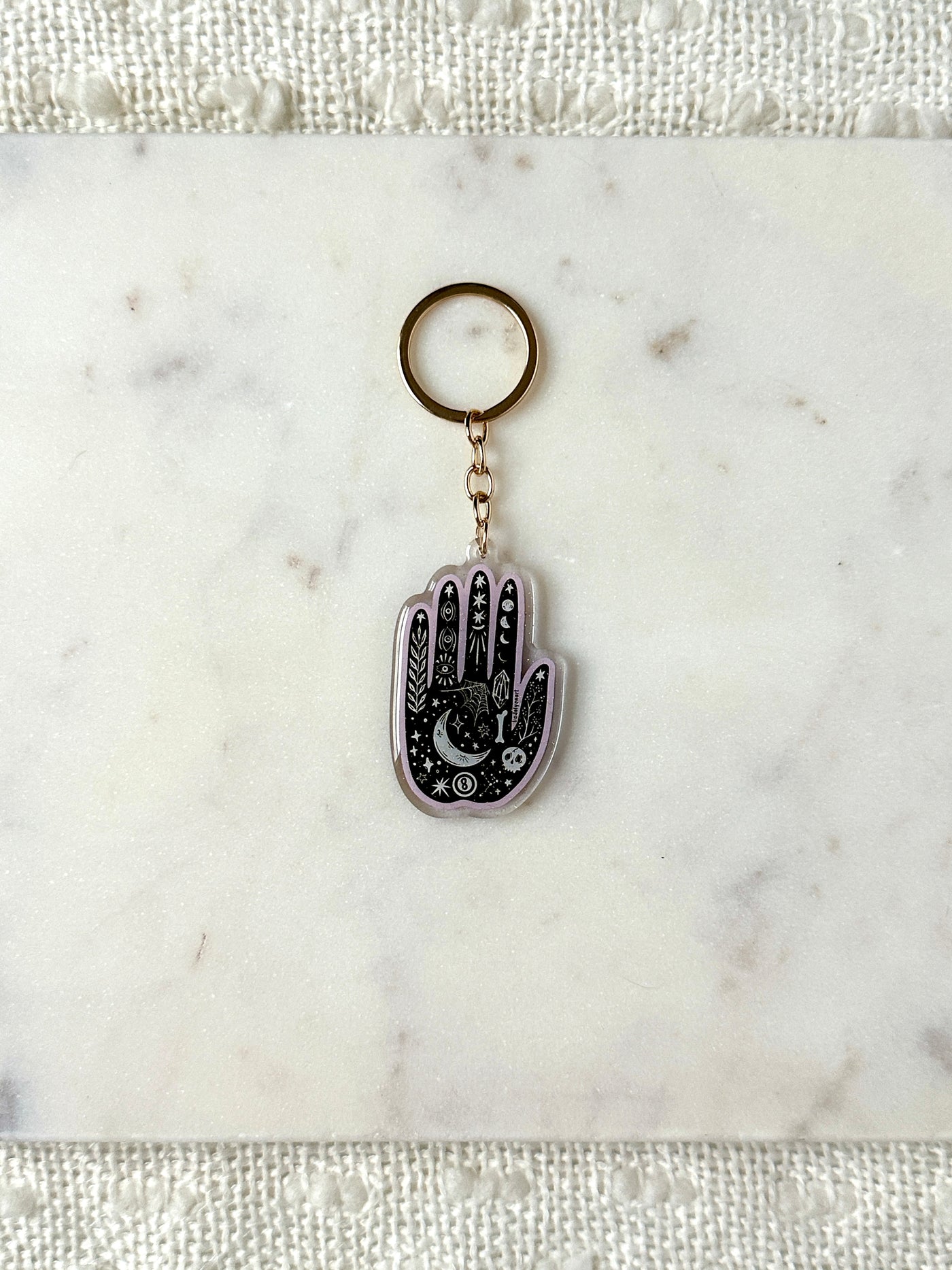 Witchy Hand Acrylic Keychain