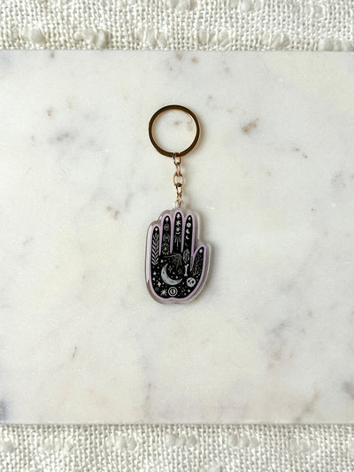 Witchy Hand Acrylic Keychain