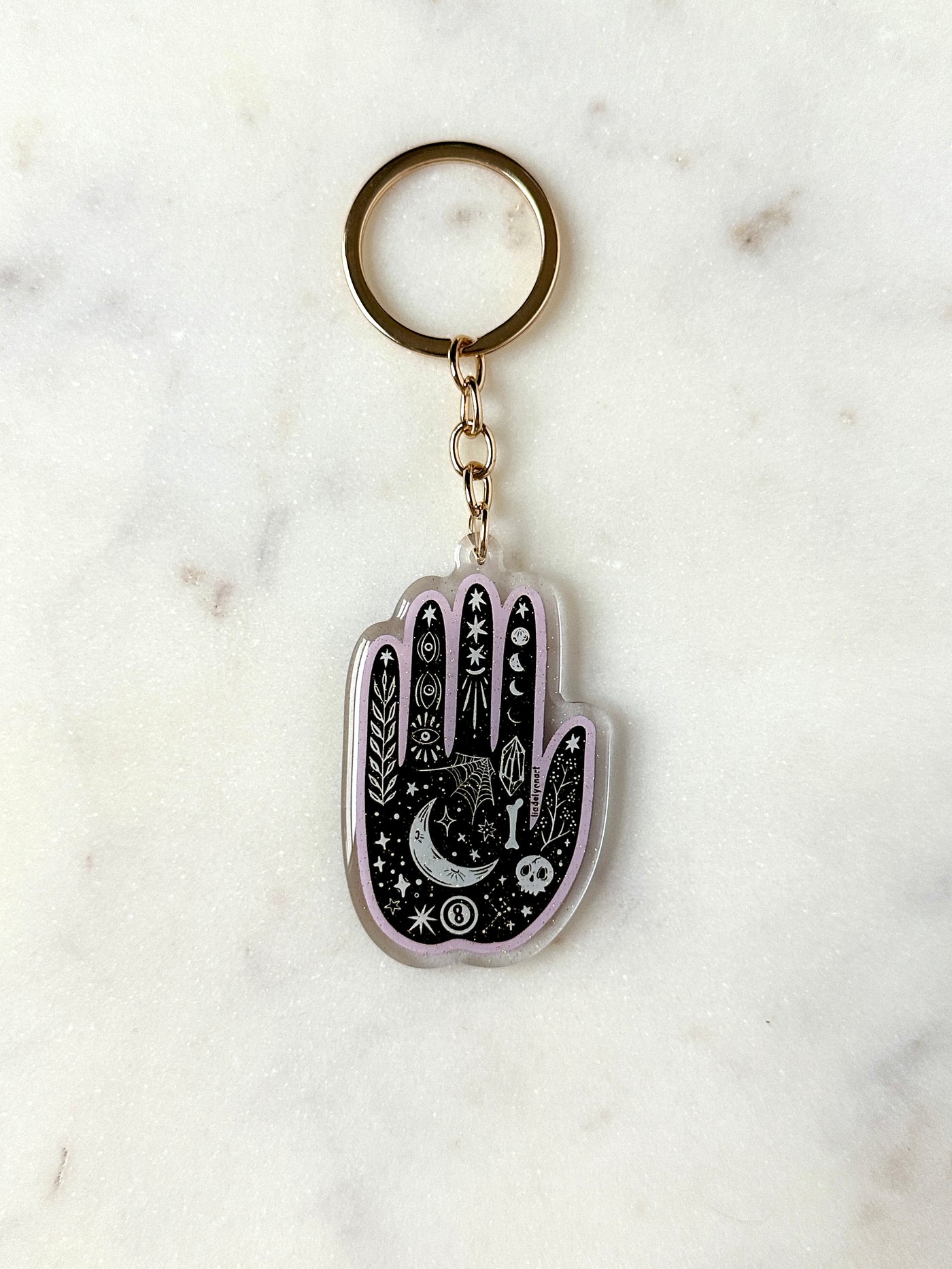 Witchy Hand Acrylic Keychain