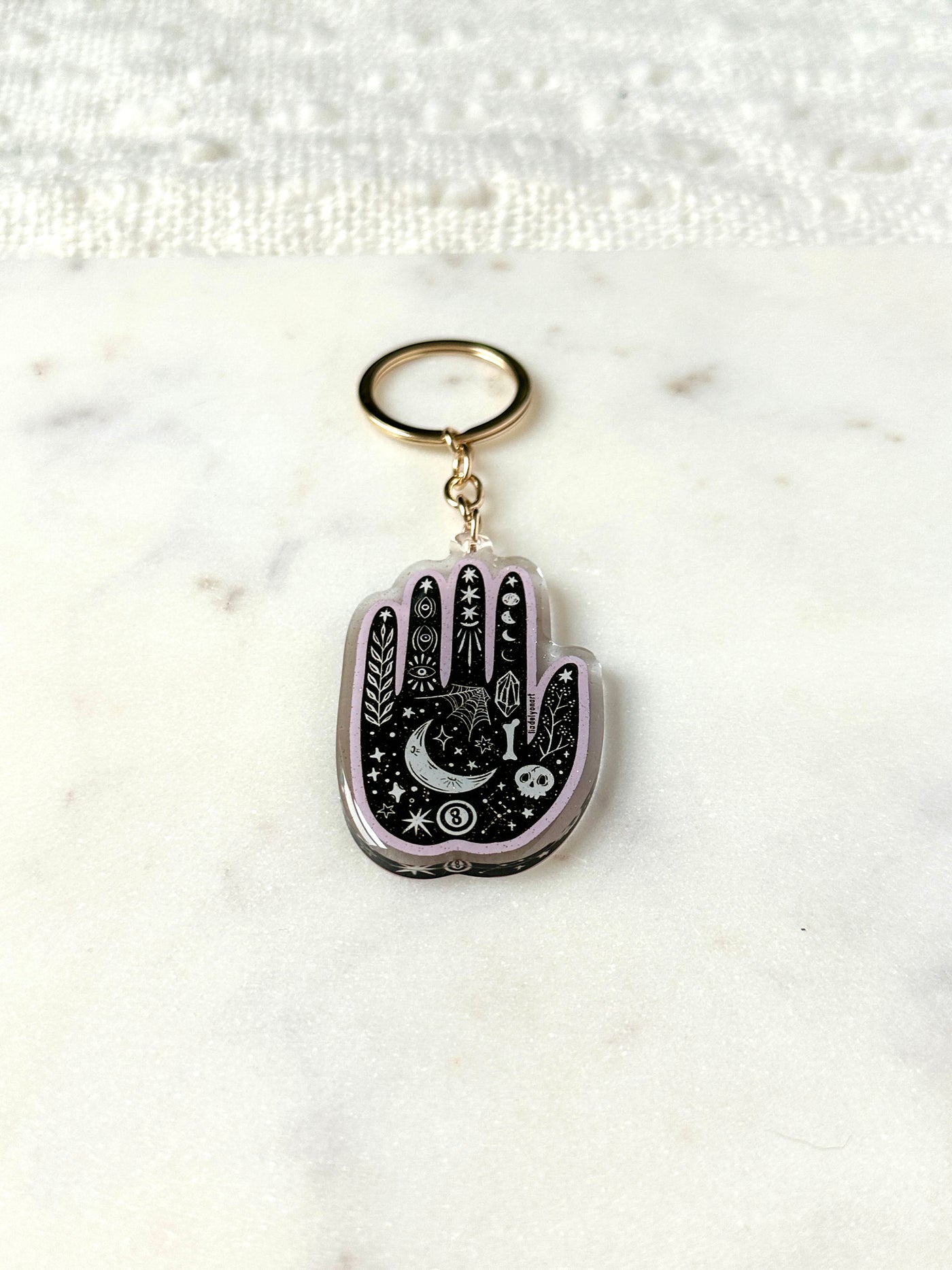 Witchy Hand Acrylic Keychain