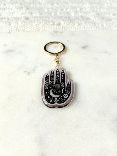 Witchy Hand Acrylic Keychain