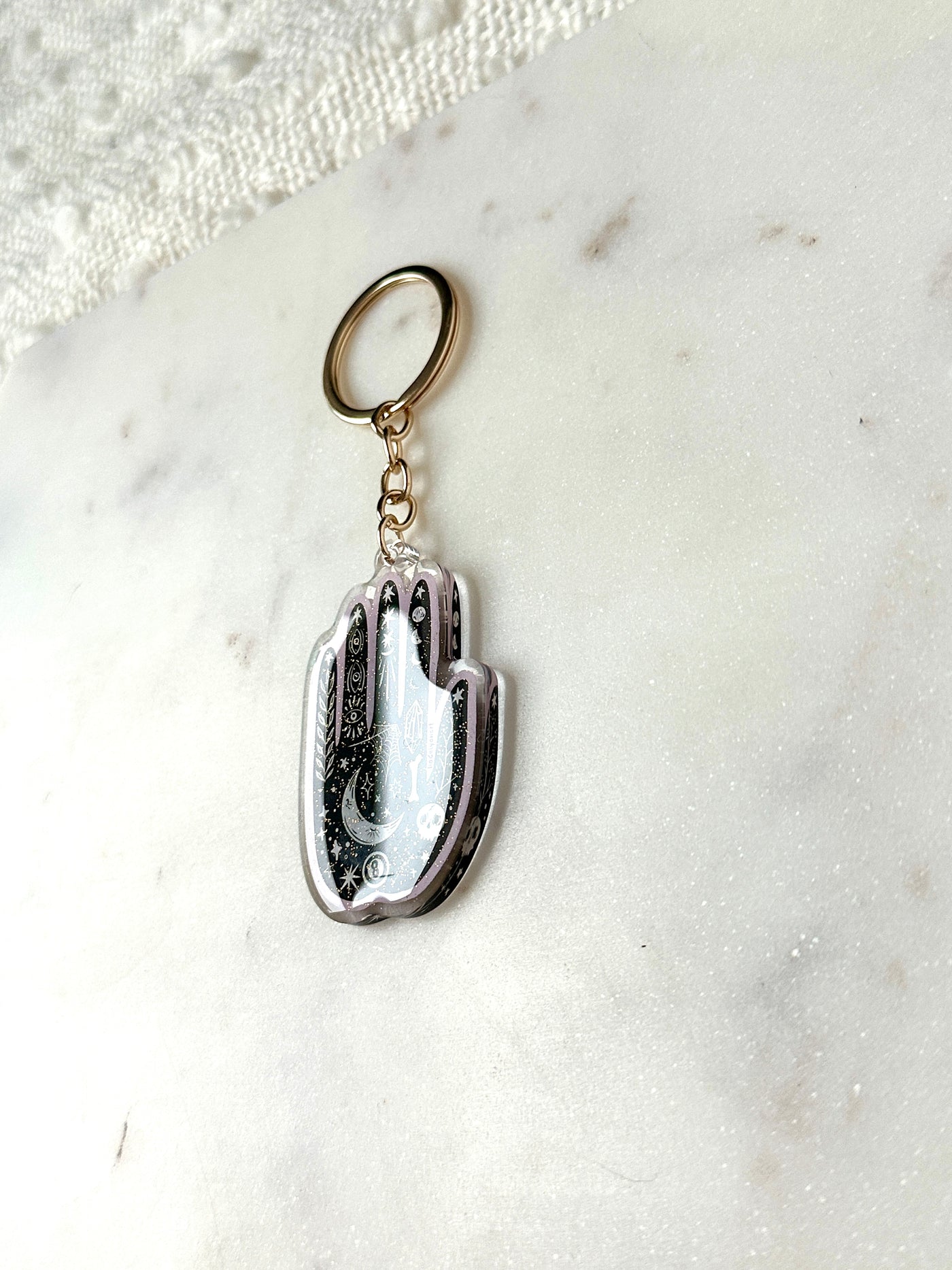 Witchy Hand Acrylic Keychain