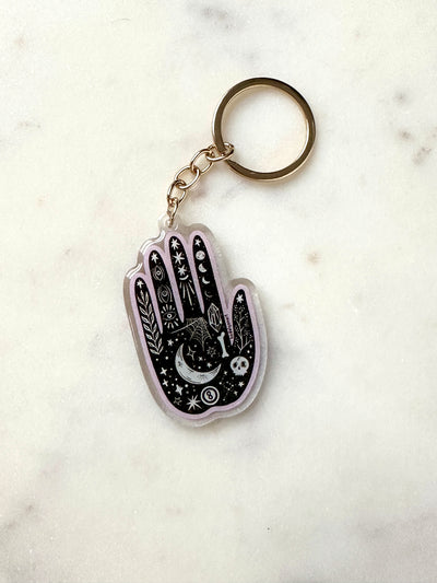 Witchy Hand Acrylic Keychain