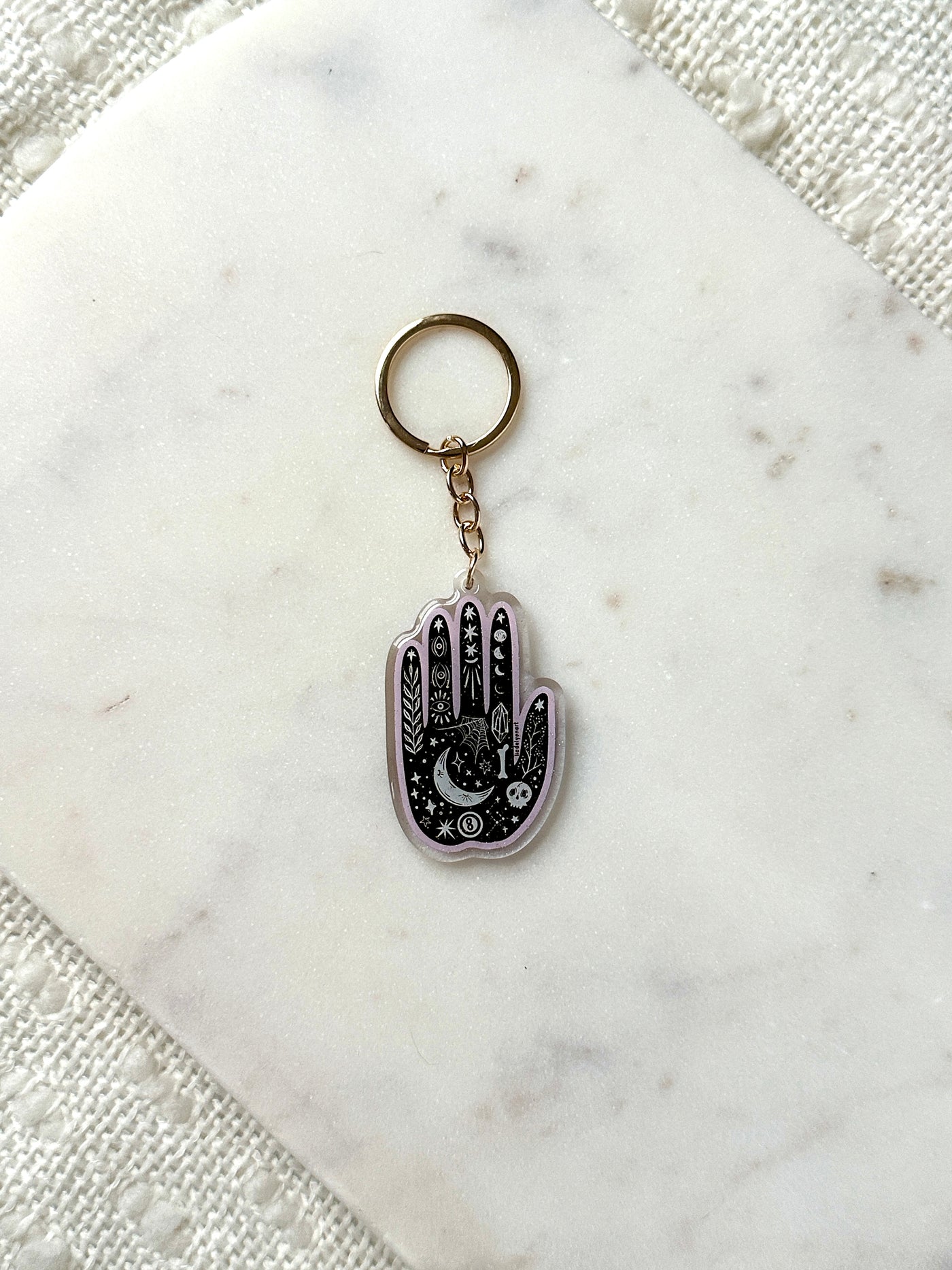Witchy Hand Acrylic Keychain