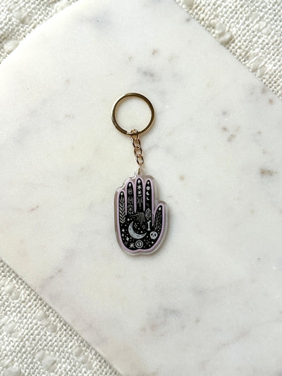 Witchy Hand Acrylic Keychain