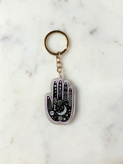 Witchy Hand Acrylic Keychain