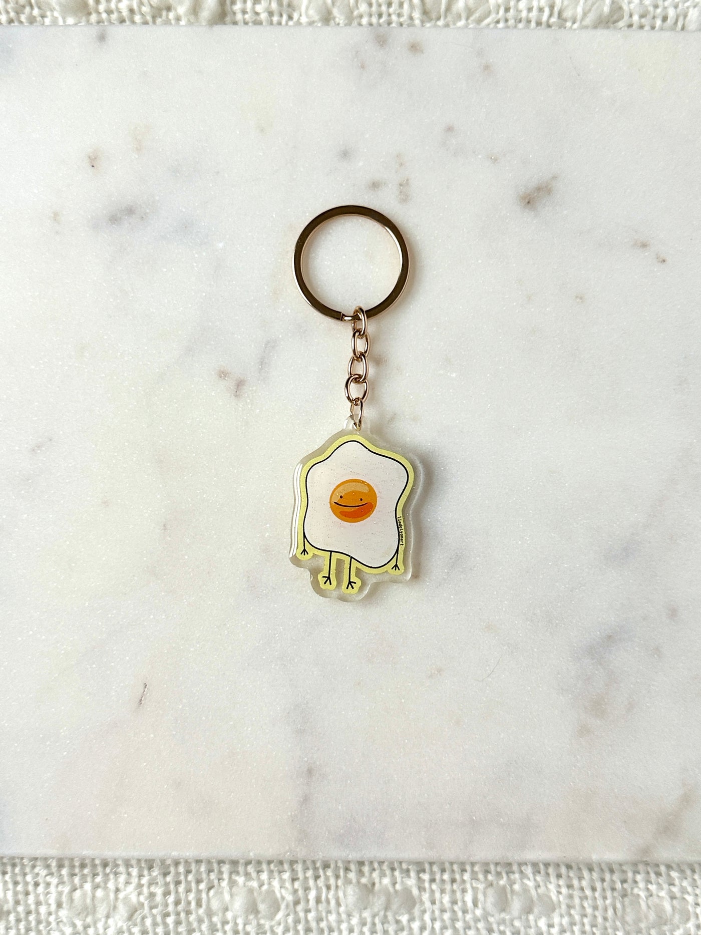 Egg Dude Acrylic Keychain