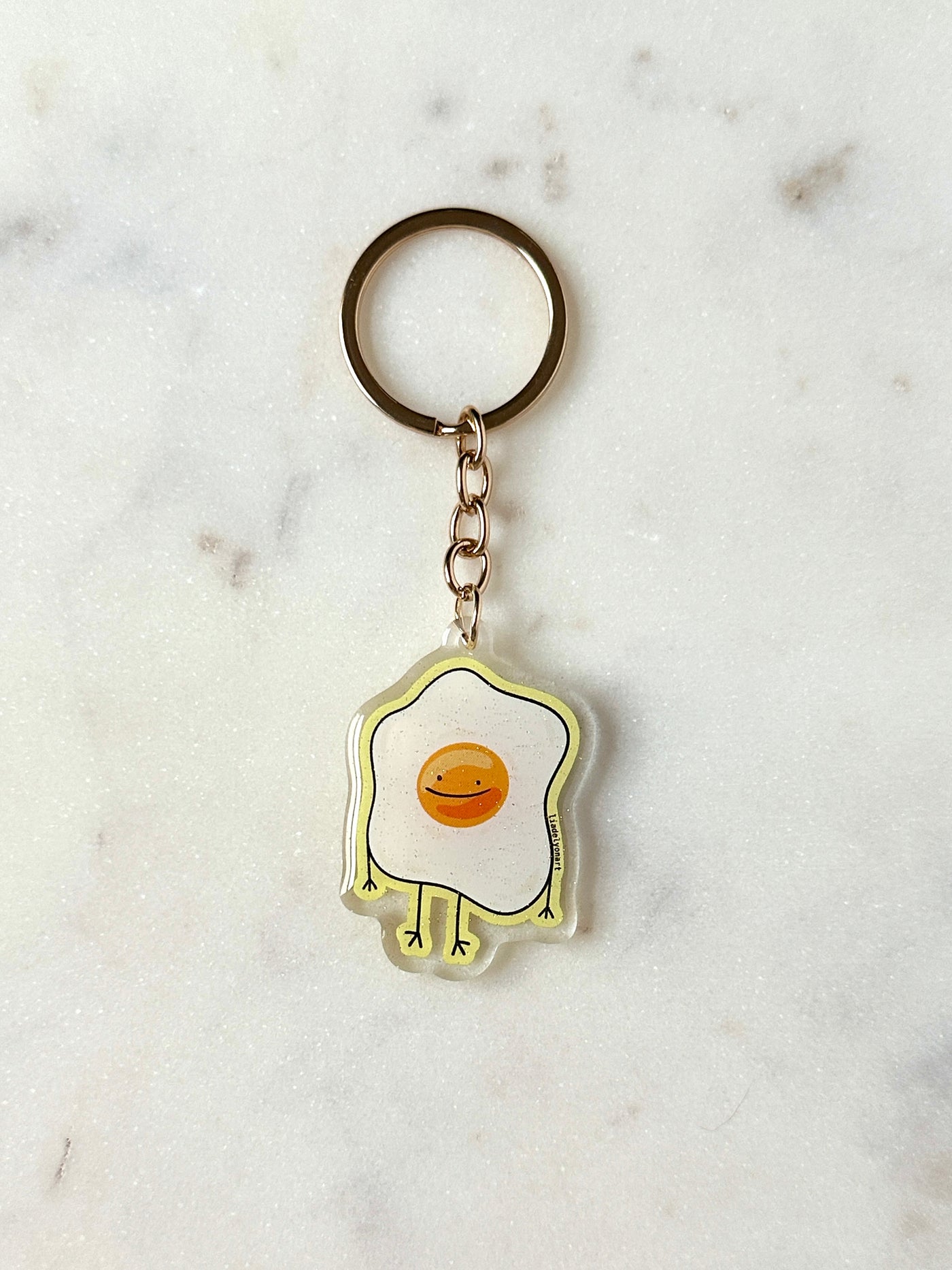 Egg Dude Acrylic Keychain