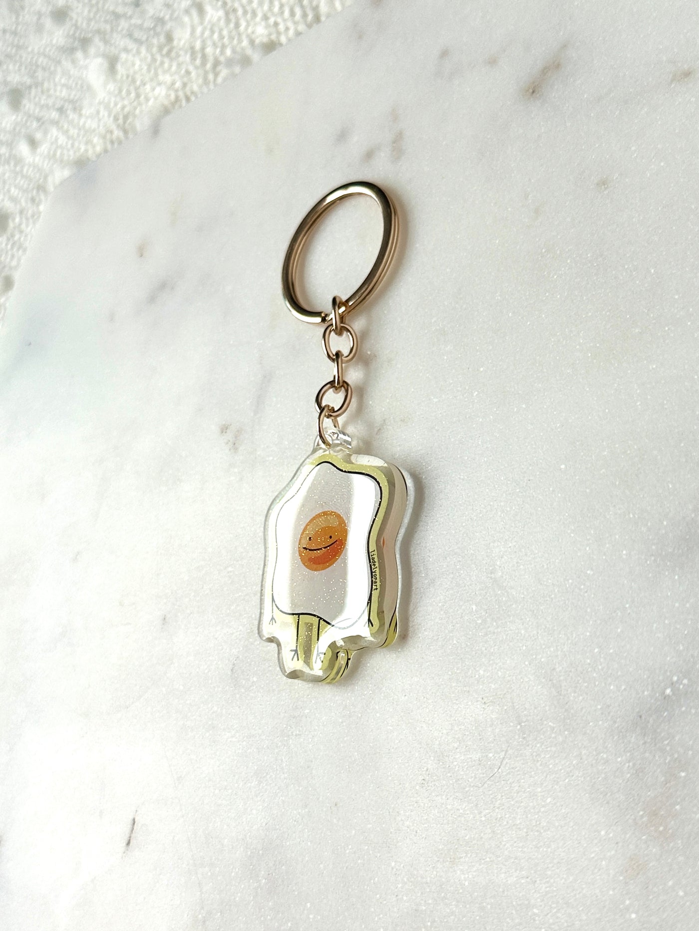 Egg Dude Acrylic Keychain