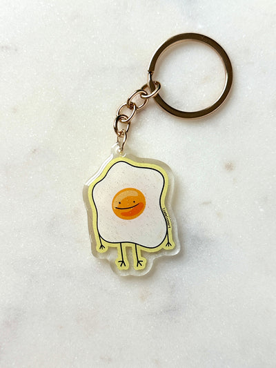 Egg Dude Acrylic Keychain