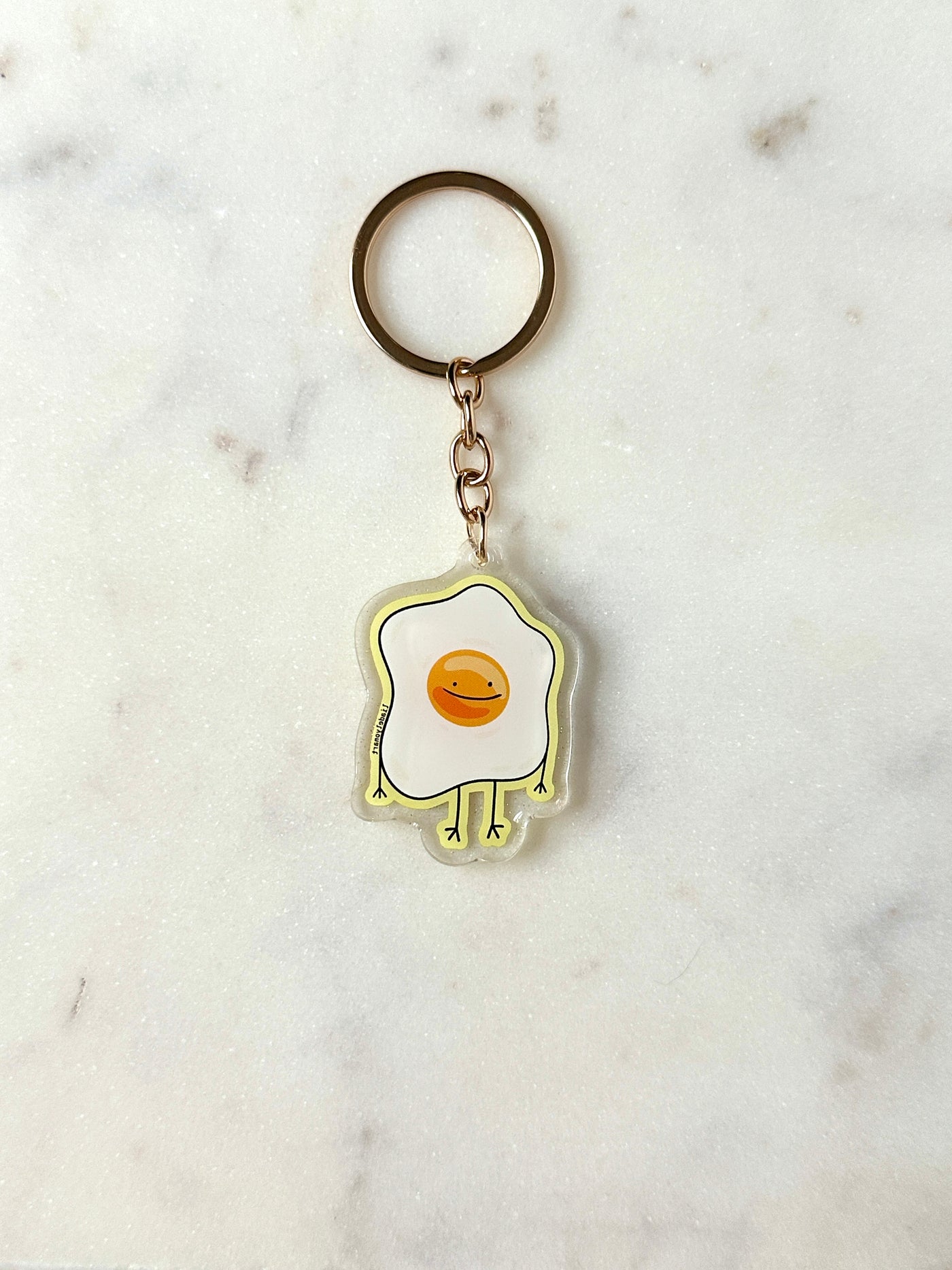 Egg Dude Acrylic Keychain